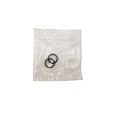 HOPPE CLEAR PLASTIC HANDLE BUSHING AND BUNA BLACK RUBBER O-RING